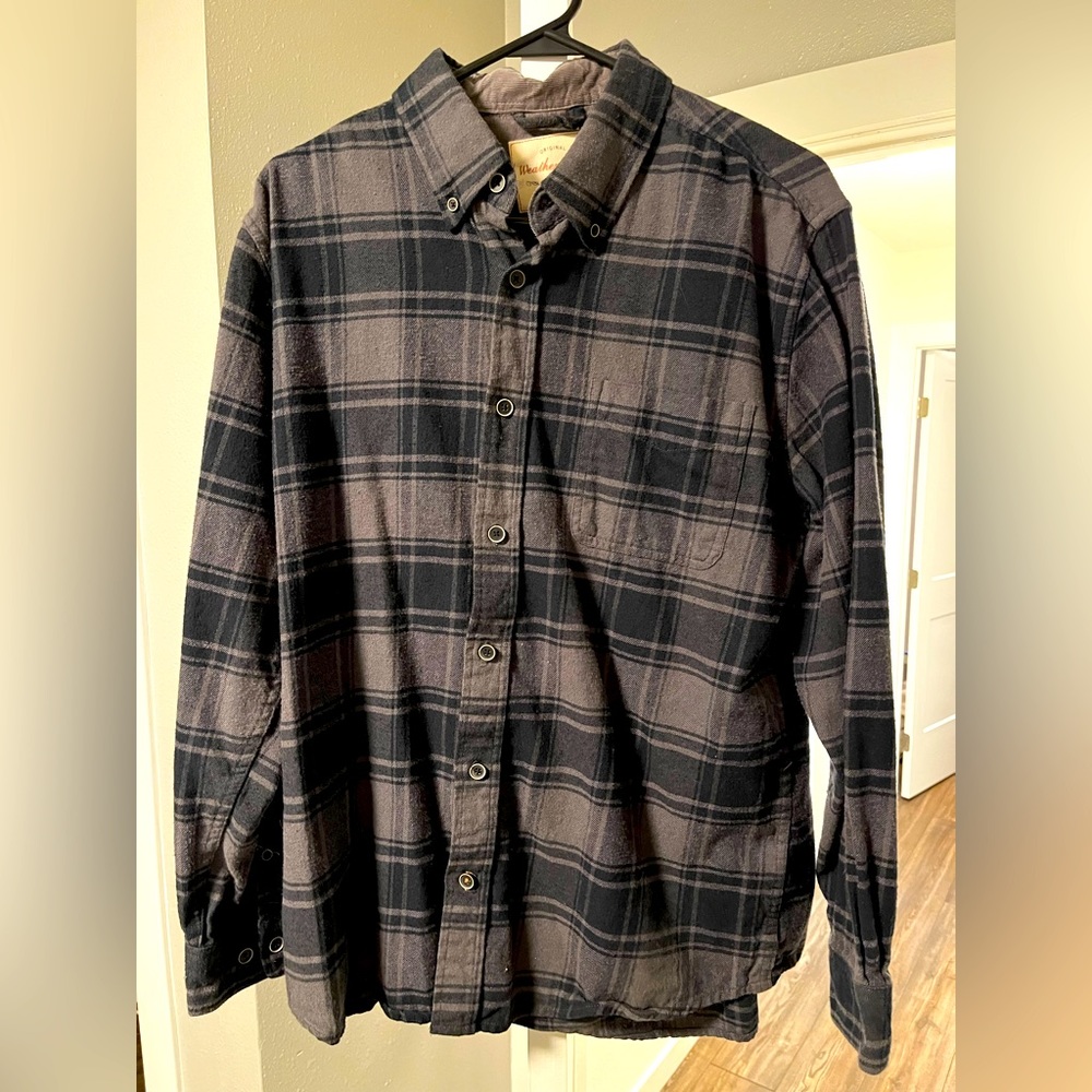 Black button up shirt